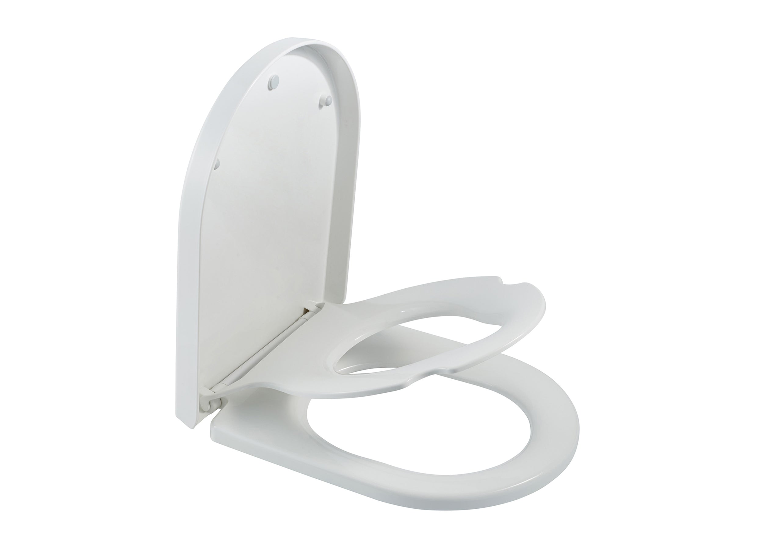 Abattant WC U1006 - fonction Softclose et siège enfant intégré - Blanc brillant