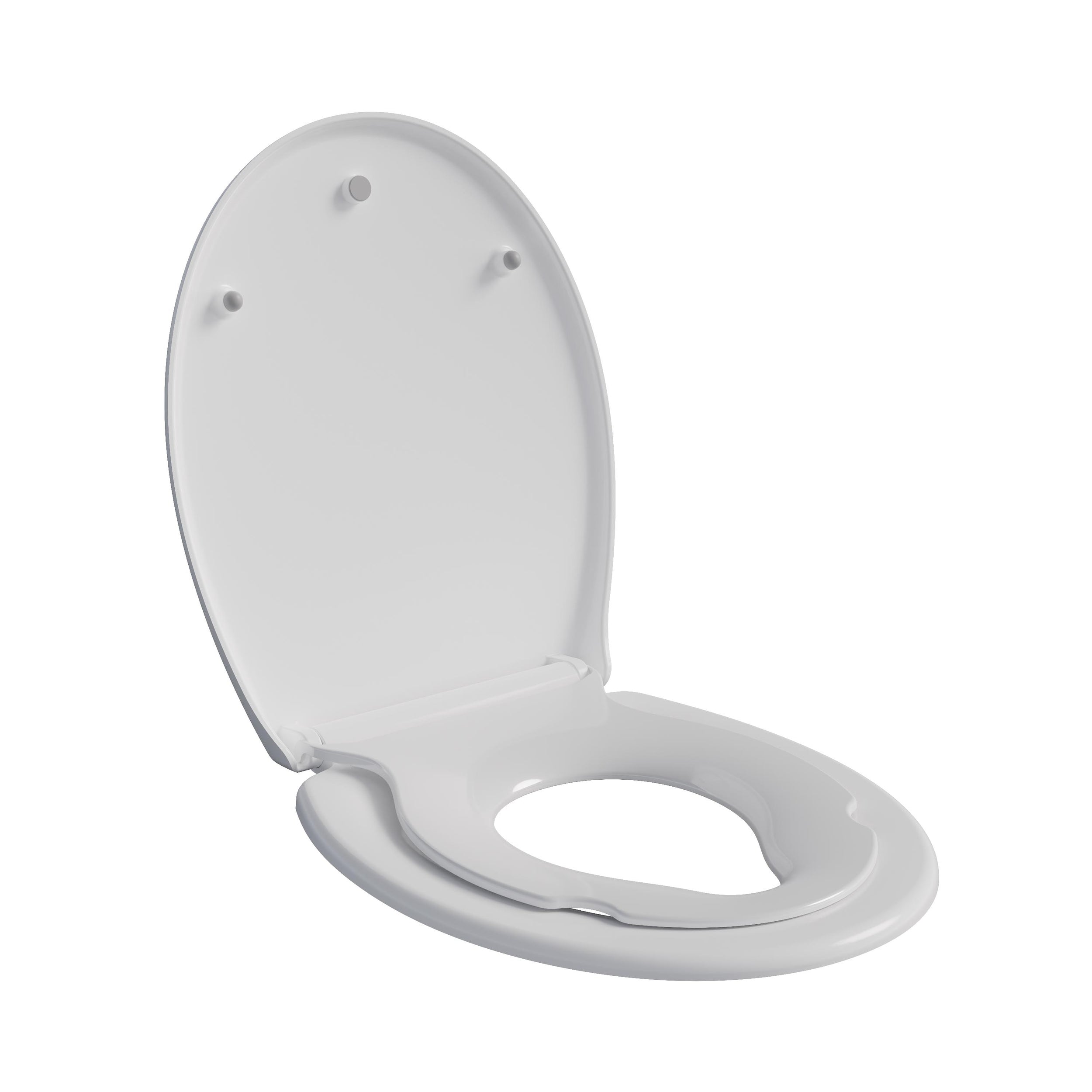 Coperchio WC Softclose  Sedile WC per bambini Coperchio di ricambio U2006 - Bianco lucido