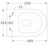 WC-Komplettpaket 39: WC B-8030R Schwarz