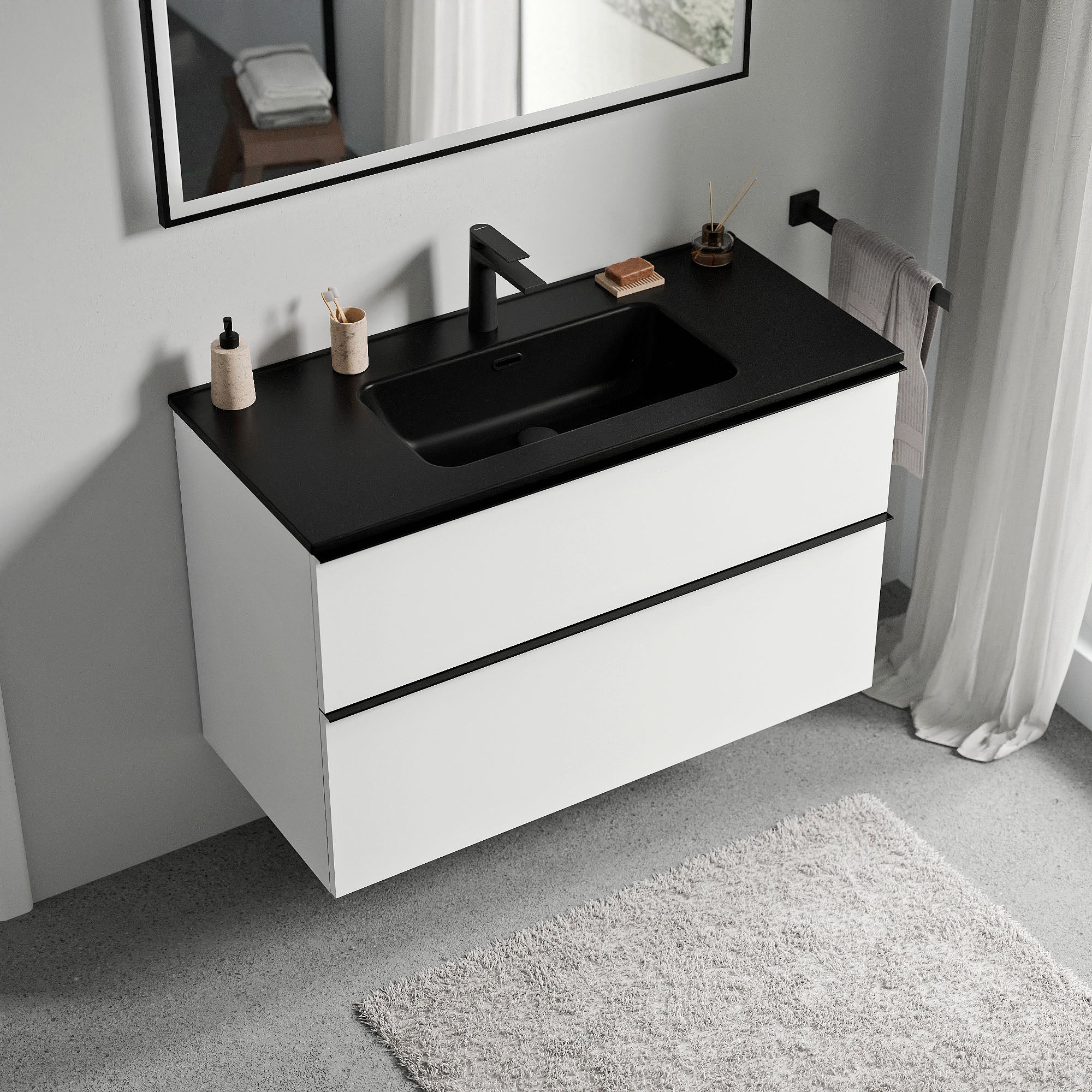 Waschtischunterschrank LAVOA 80 cm