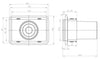 Lussuoso porta asciugamani SDLHH45- Serie LINEAR - Bicchiere porta spazzolino / dispenser sapone liquido / mensola opzionali