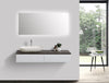 Meuble de salle de bains Vision 1200 Blanc mat pour lavabo à poser