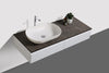 Meuble de salle de bains Vision 1200 Blanc mat pour lavabo à poser