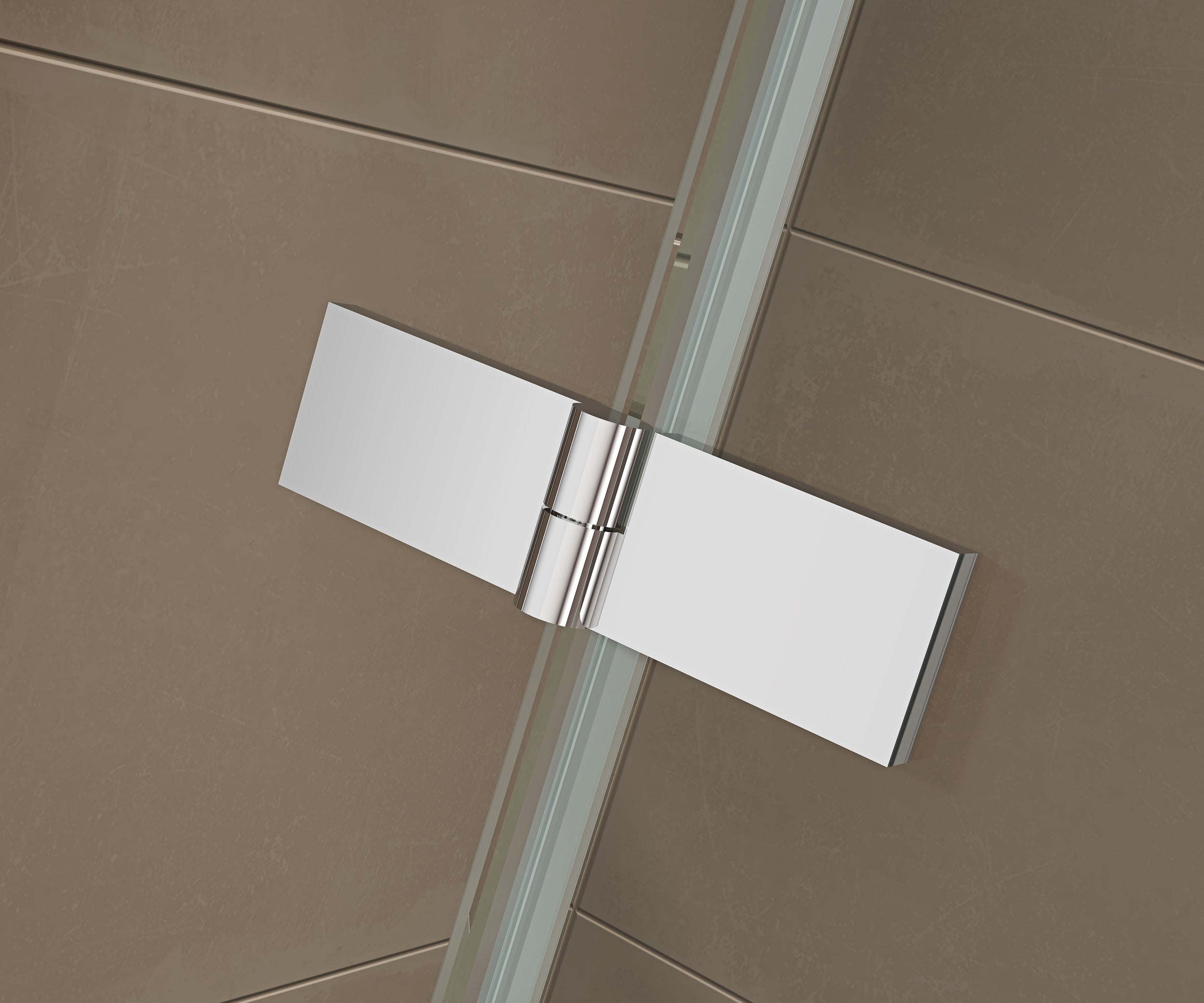 Paroi porte de douche pivotante en angle EX809 - verre de sécurité nano - 100 x 100 x 195 cm