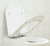 Abattant WC U2019 ultra-plat - fonction Softclose - Blanc brillant