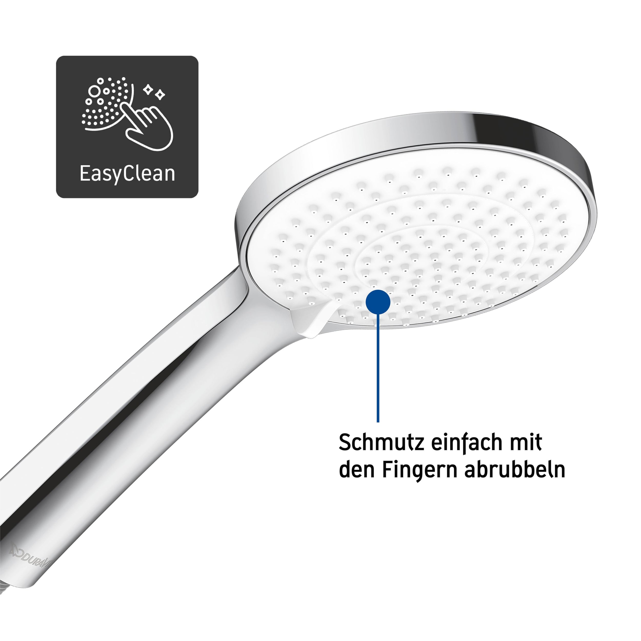 Duravit C.1 Système de douche encastré avec douche à effet pluie