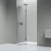 Nischendusche mit Drehtür an Festfeld NT403