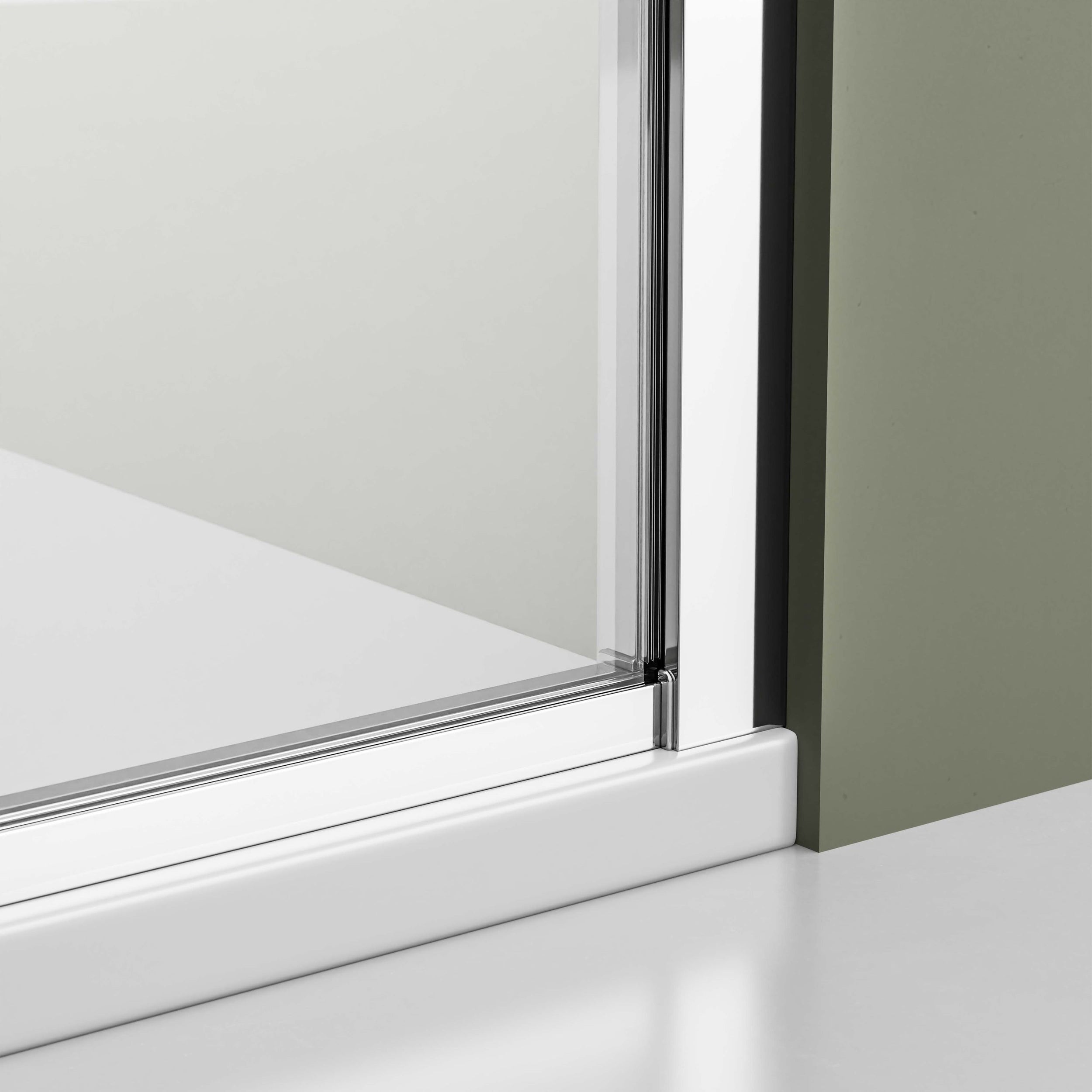 Nischendusche mit Drehtür - zwei Festfelder NT607 - FLEX