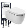 Set convenienza  22: WC NT2039 - e sistema di installazione a parete G3008 con placca di comando 