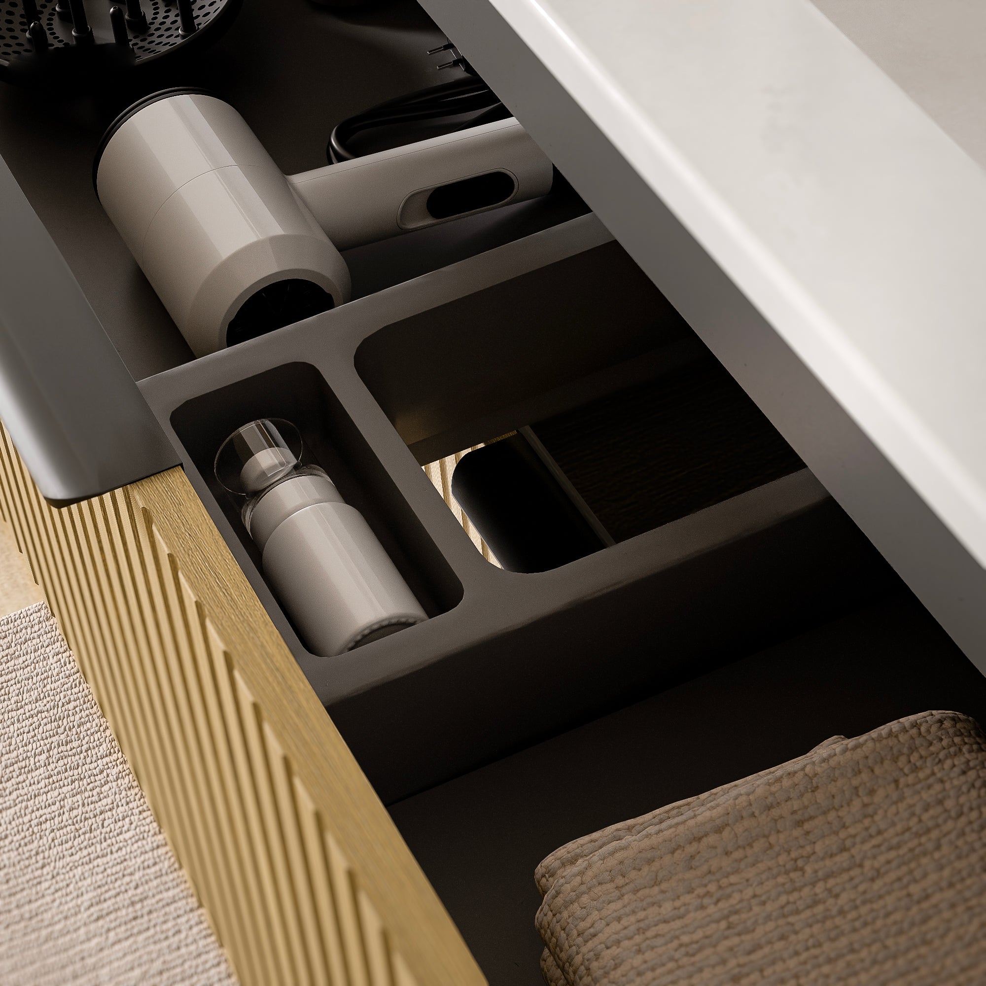 Badmöbel Set TIM 100 cm mit Waschbecken