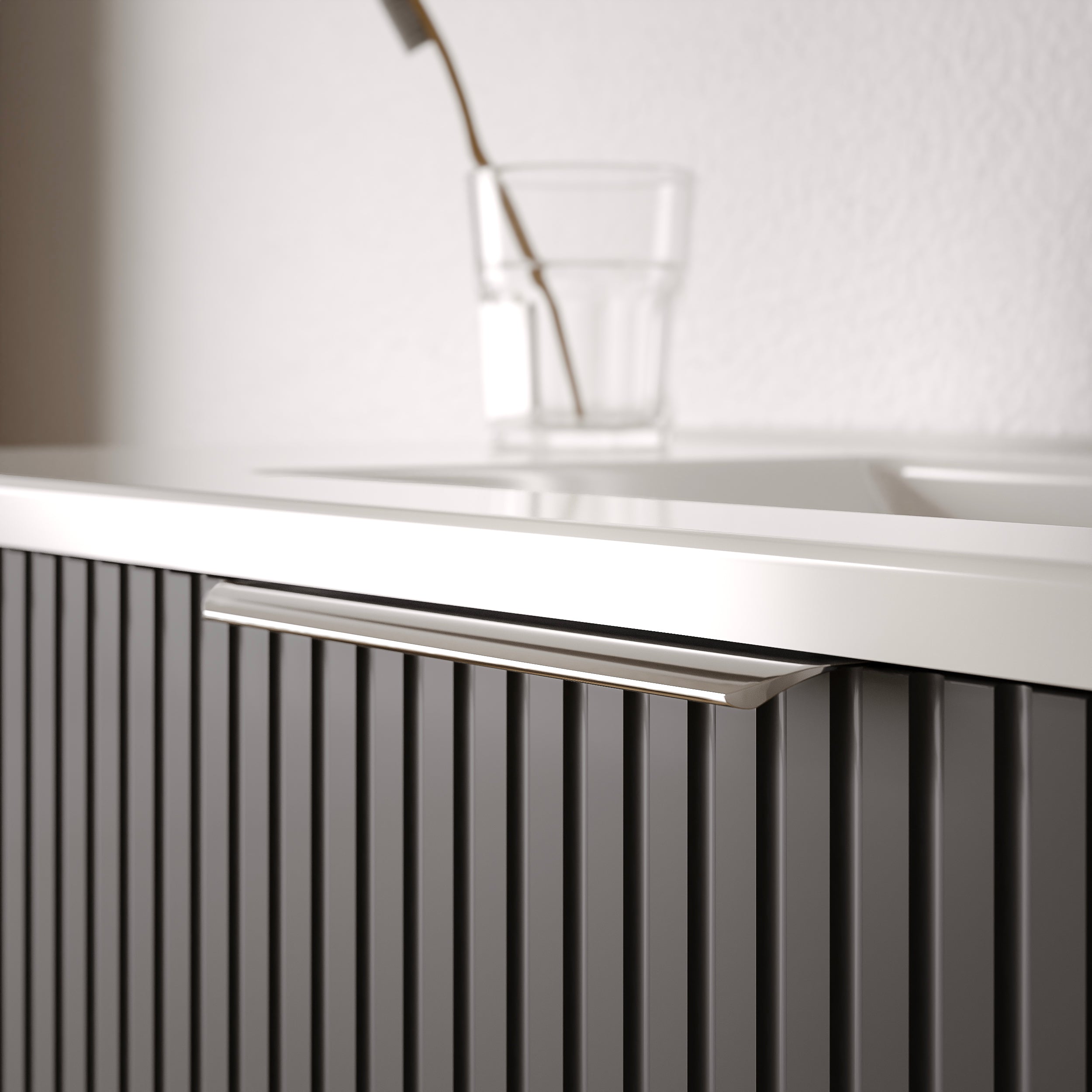 Badmöbel Set TIM 100 cm mit Waschbecken