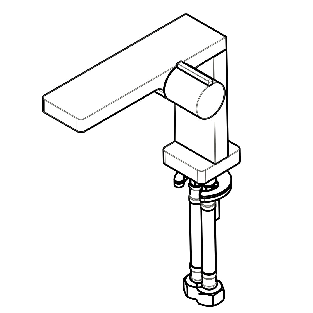 Robinet mitigeur pour lavabo ou vasque NT3110C - finition chromée