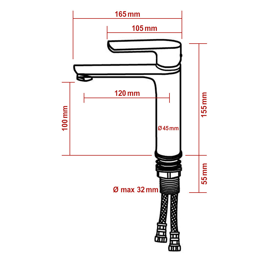 Design Waschtischarmatur 4024CB