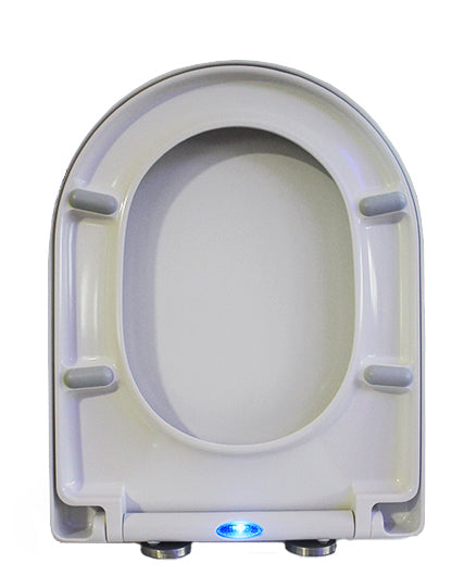 WC suspendu à fond creux sans bride NANO NT2039 - abattant Softclose inclus - Blanc brillant