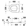 Duravit Univavo Universal WC-Sitz mit Absenkautomatik