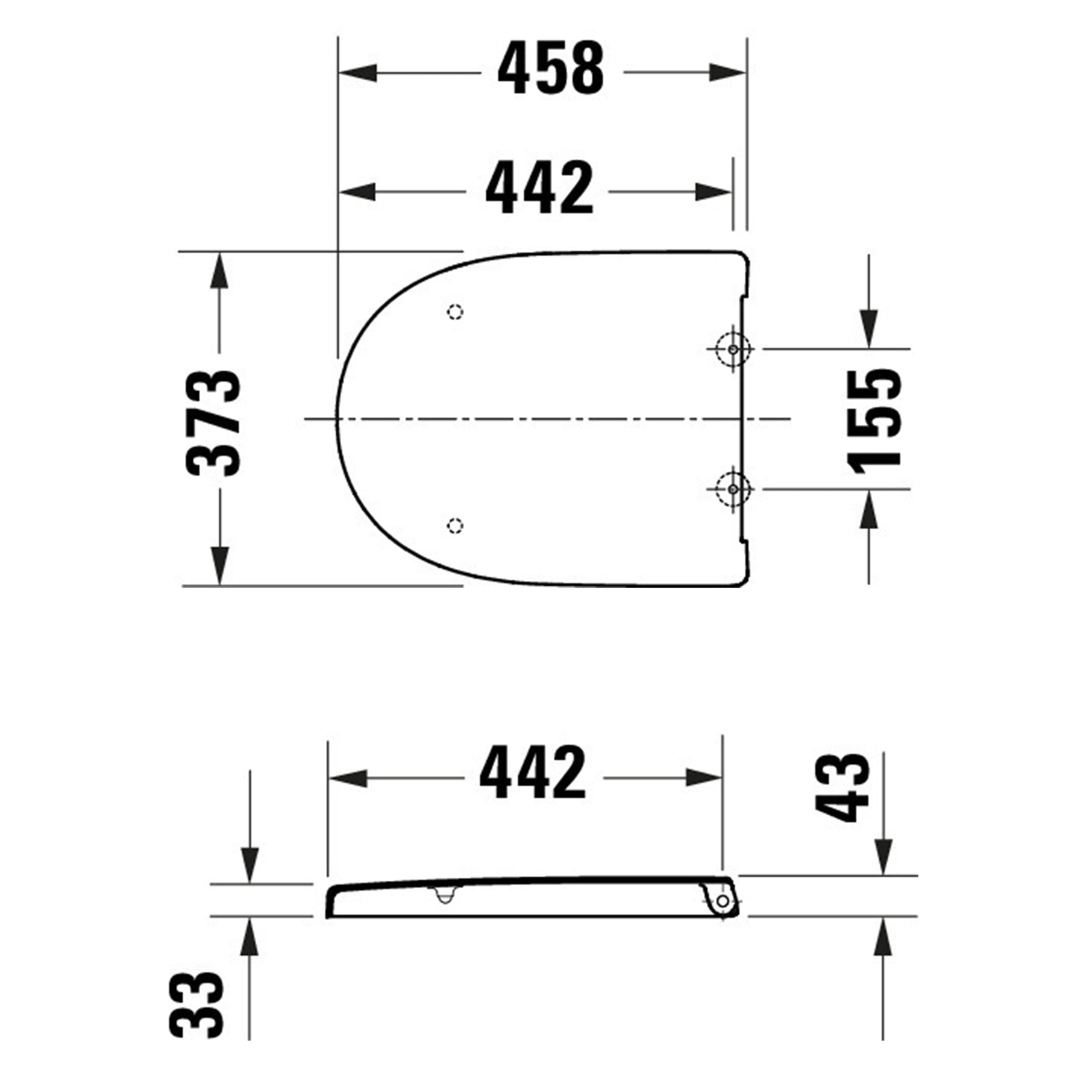 Duravit Univavo Universal WC-Sitz mit Absenkautomatik